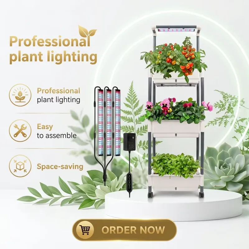 Urban Farming Hydroponic System - Kit Tanaman Dalam Ruangan dengan Kontrol