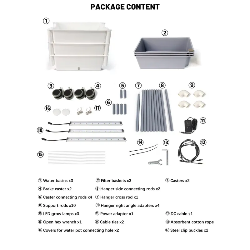 Kit Tanaman Dalam Ruangan deng - Urban Farming Hydroponic System ulasan dan harga